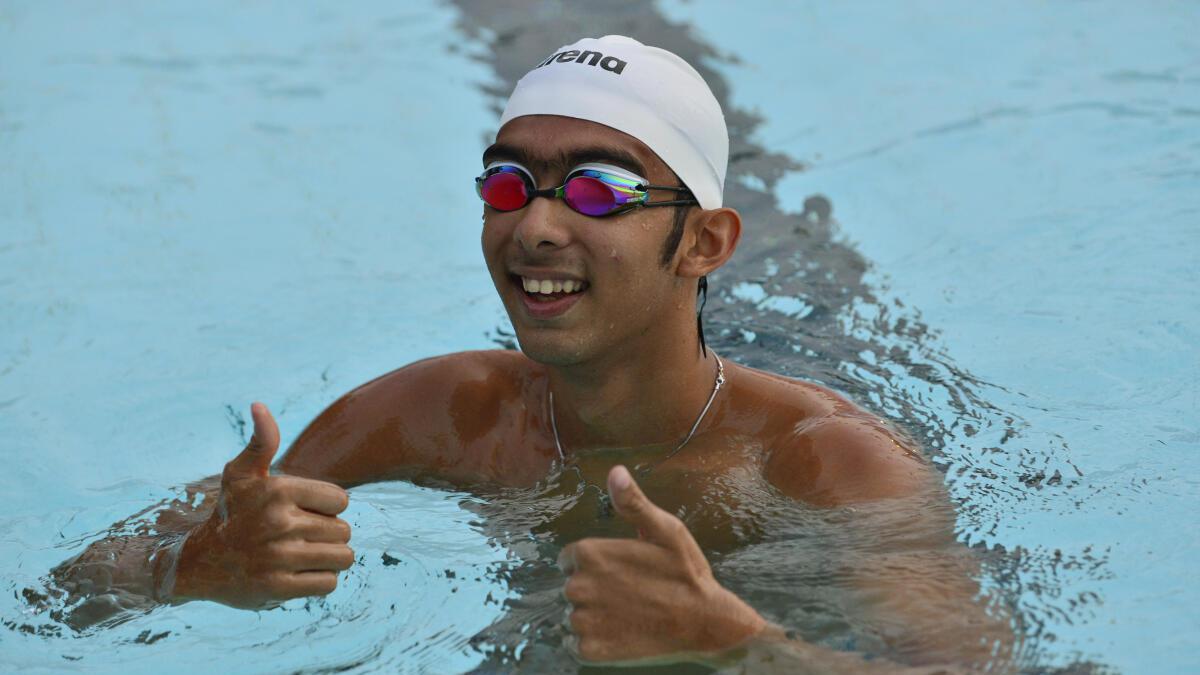 Swimmer Shoan Ganguly and shotputter Anupriya win medals at the Commonwealth Youth Games