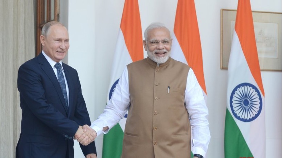 PM Modi and Vladimir Putin