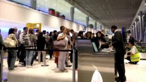 Etihad ground staff India airport